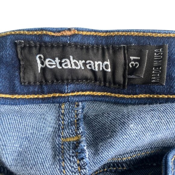 Betabrand Women's Medium-Dark Wash Skinny Blue Jeans Size 31 - Picture 3 of 6